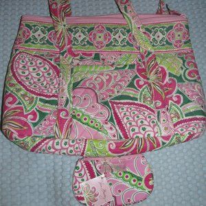Vera Bradley purse & ID case/change purse bundle